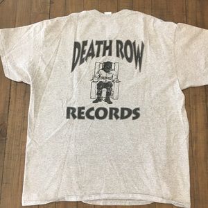 Death Row Records Rap Music Tee Shirt